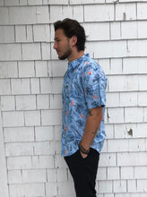 Load image into Gallery viewer, Blue Tropics Floral Shirt
